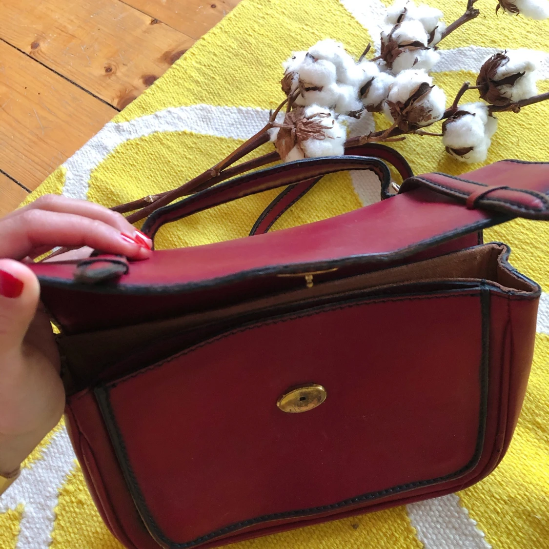 Vintage red bag - 90