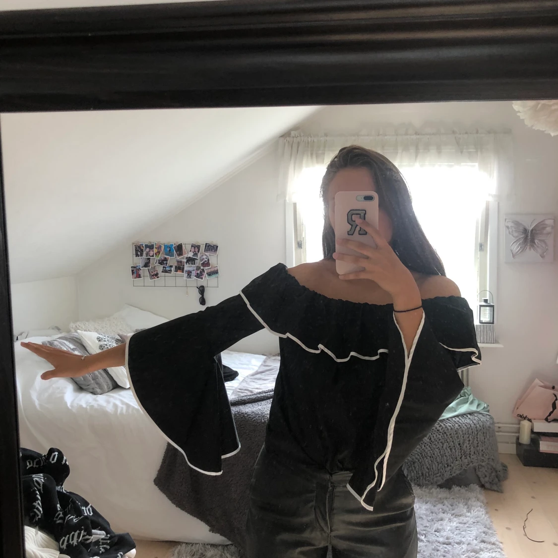 Svart blus från zara - 90