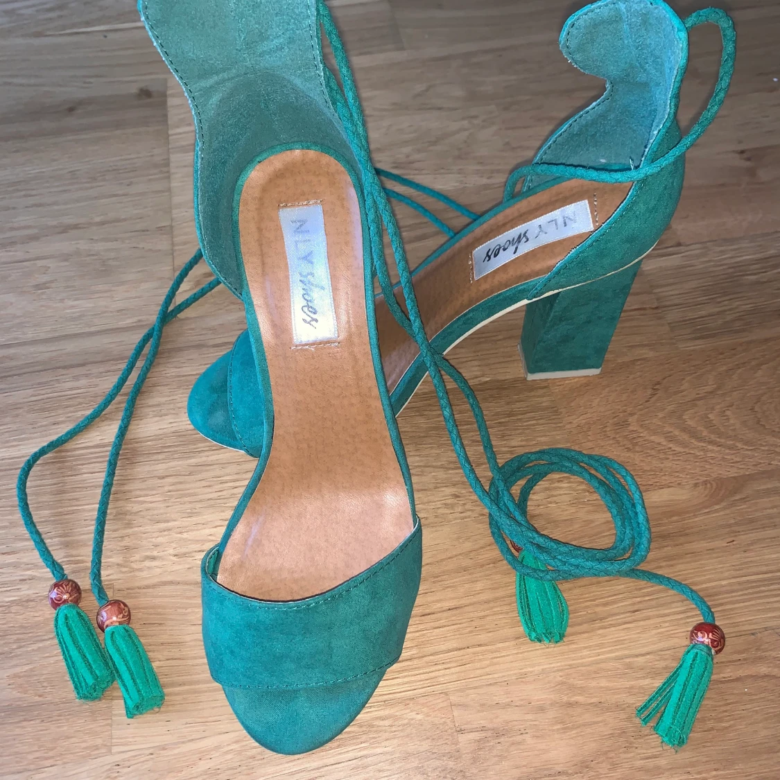 Snygga mocka High hele sandaler