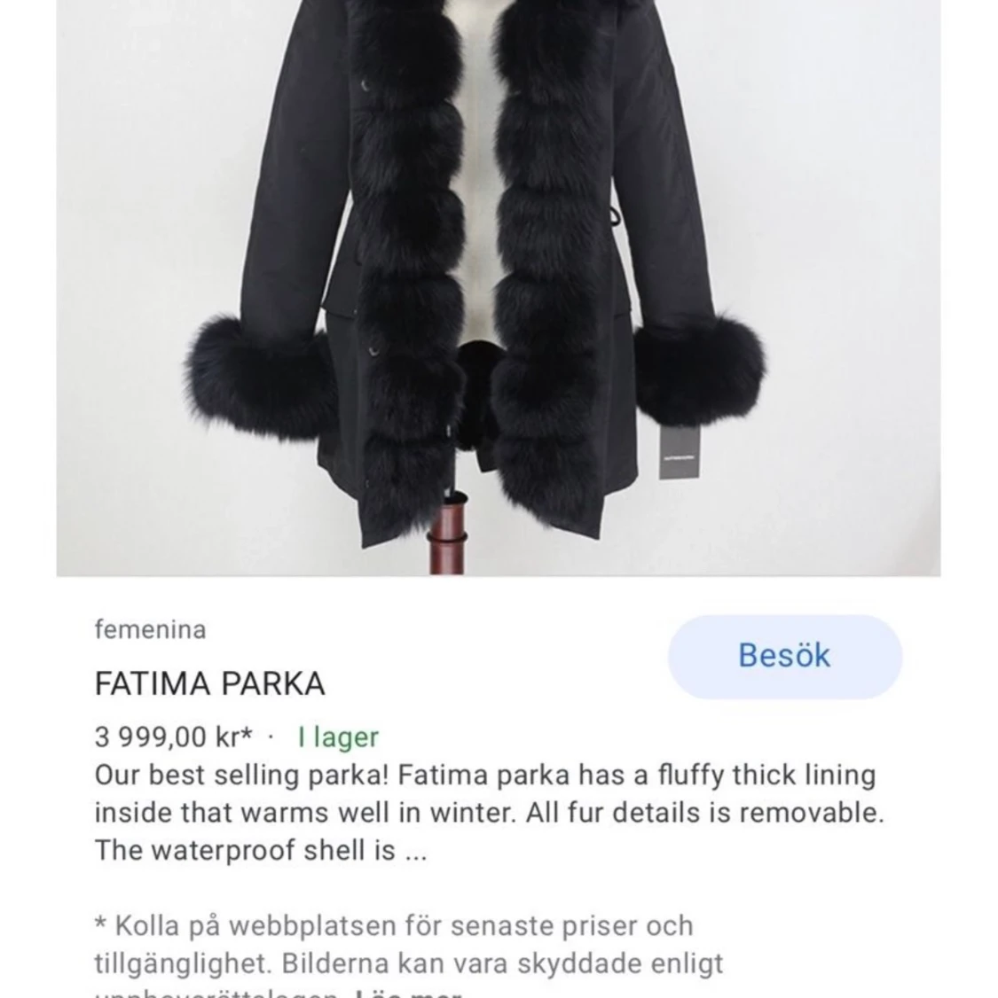Fatima Parka Jacka