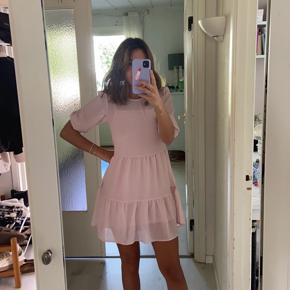 Puffig klänning från h&m 