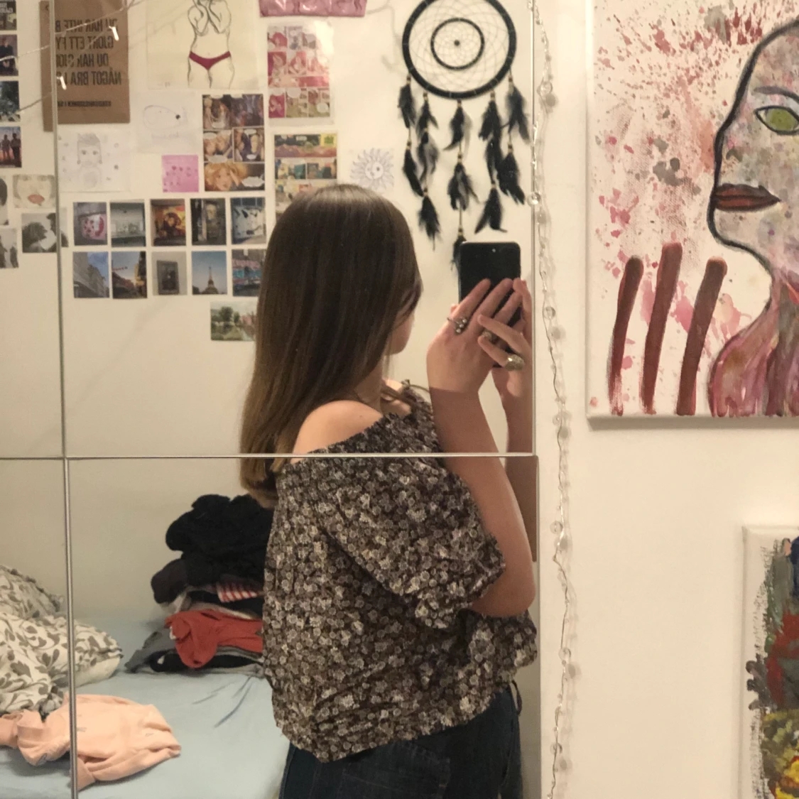 blommig sommartröja