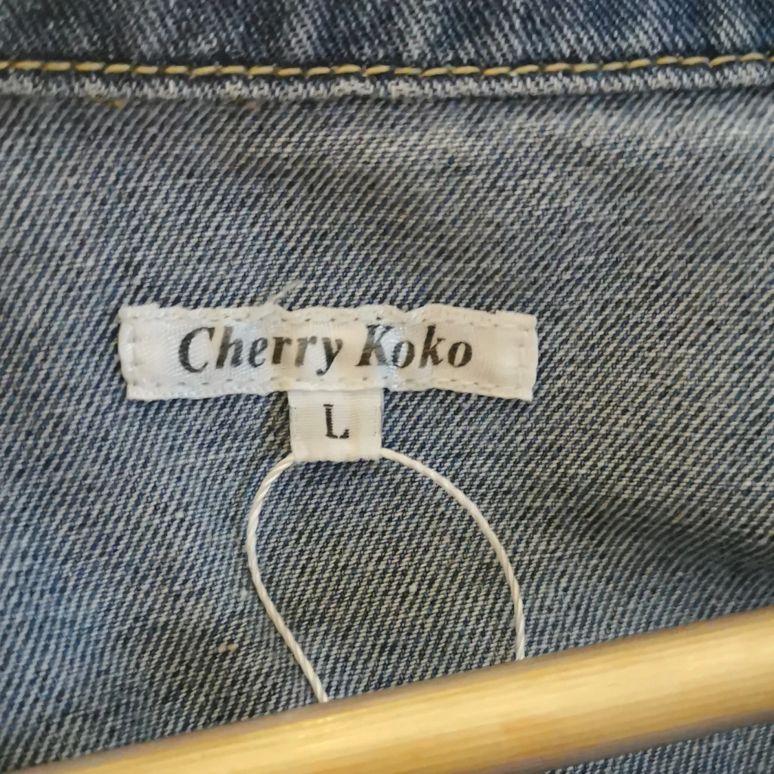 Long jeansjacka - 91