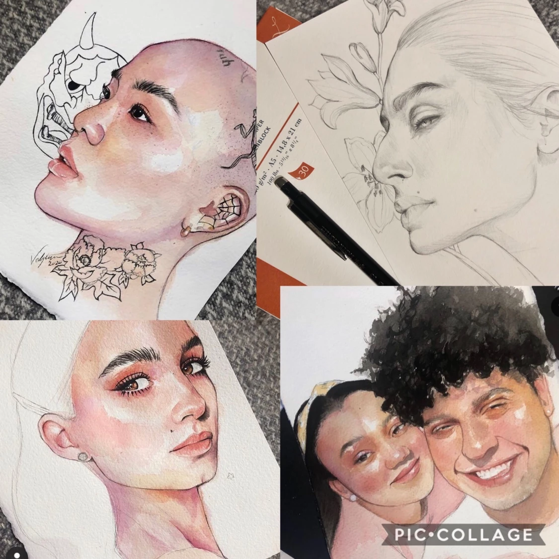 Eget porträtt eller köp färdiga!!✨🥰 - 90