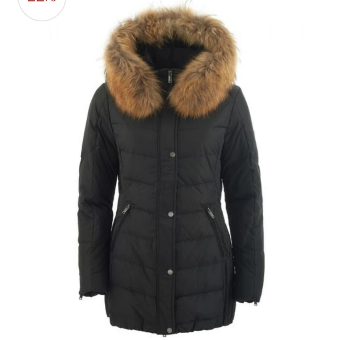 DUNJACKA MED ÄKTA PÄLS