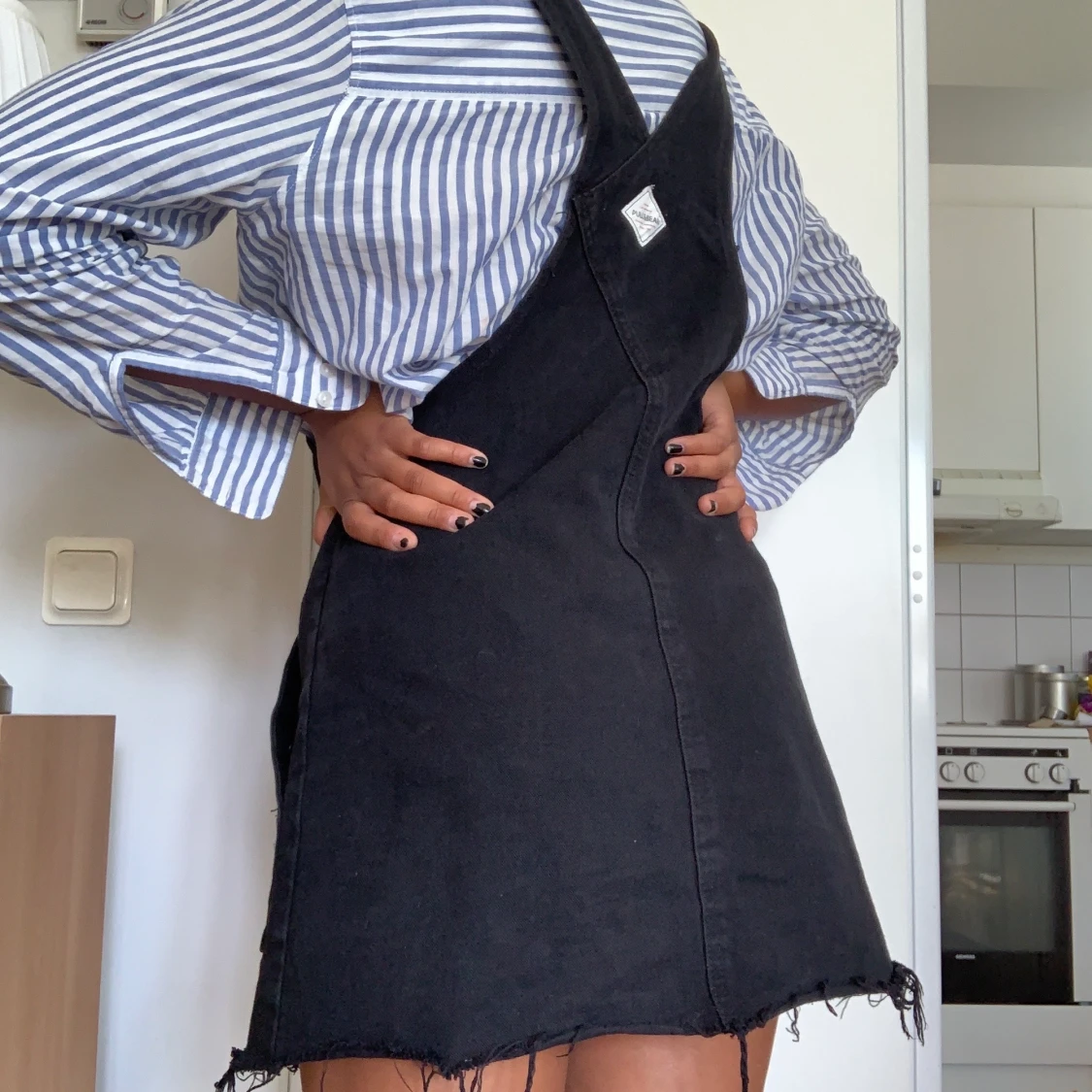 Klänning med hängslen  - 91