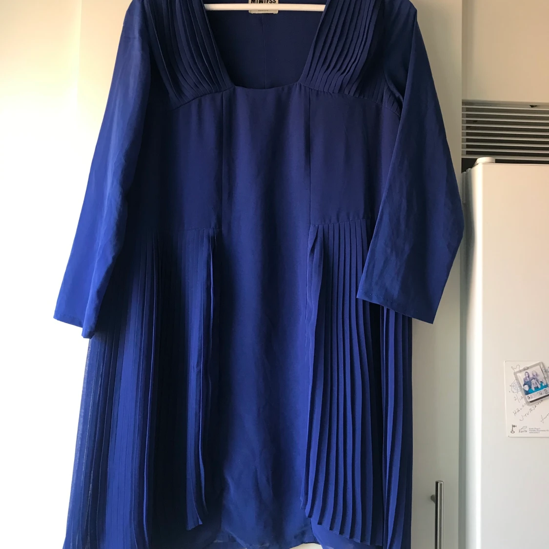 Blå klänning Weekday M