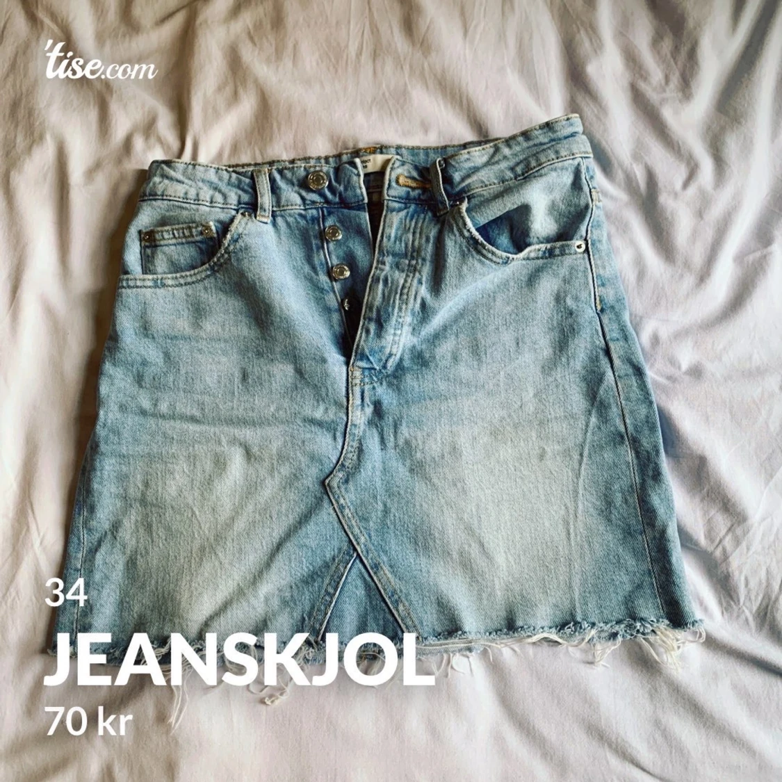 Fin Jeanskjol