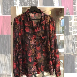  - Fin blus från Monki, ngt genomskinlig. Precis rätt uttryck. Funkar även till en petit person. Bättre begagnad.