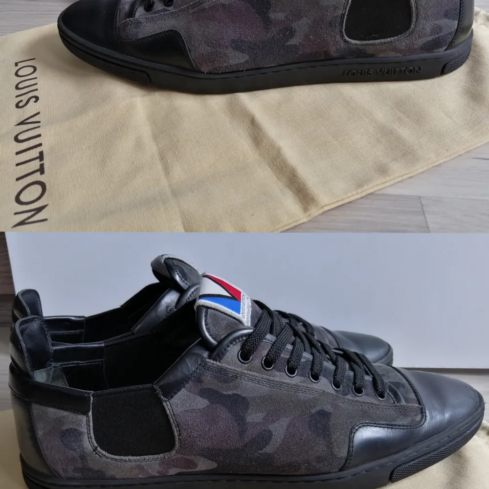 Louis Vuitton Slalom sneakers, excellent condition, authentic dustbag, size UK9 / insole 28cm, write me for more info. Skor.
