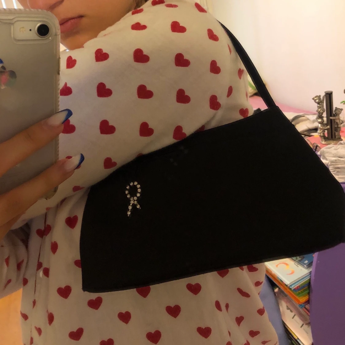 Svart axelväska - 91