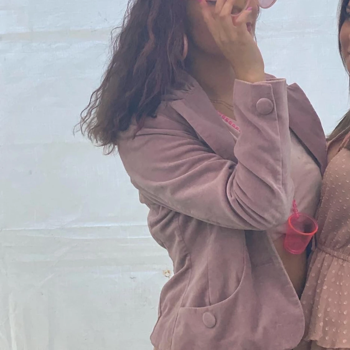 Rosa kavaj i sammet - 90