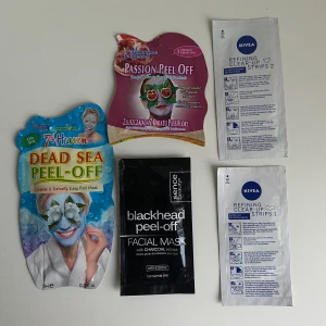Ansiktsmasker - Blandade ansiktsmasker och pore strips, fri frakt, såklart är inget använt✨