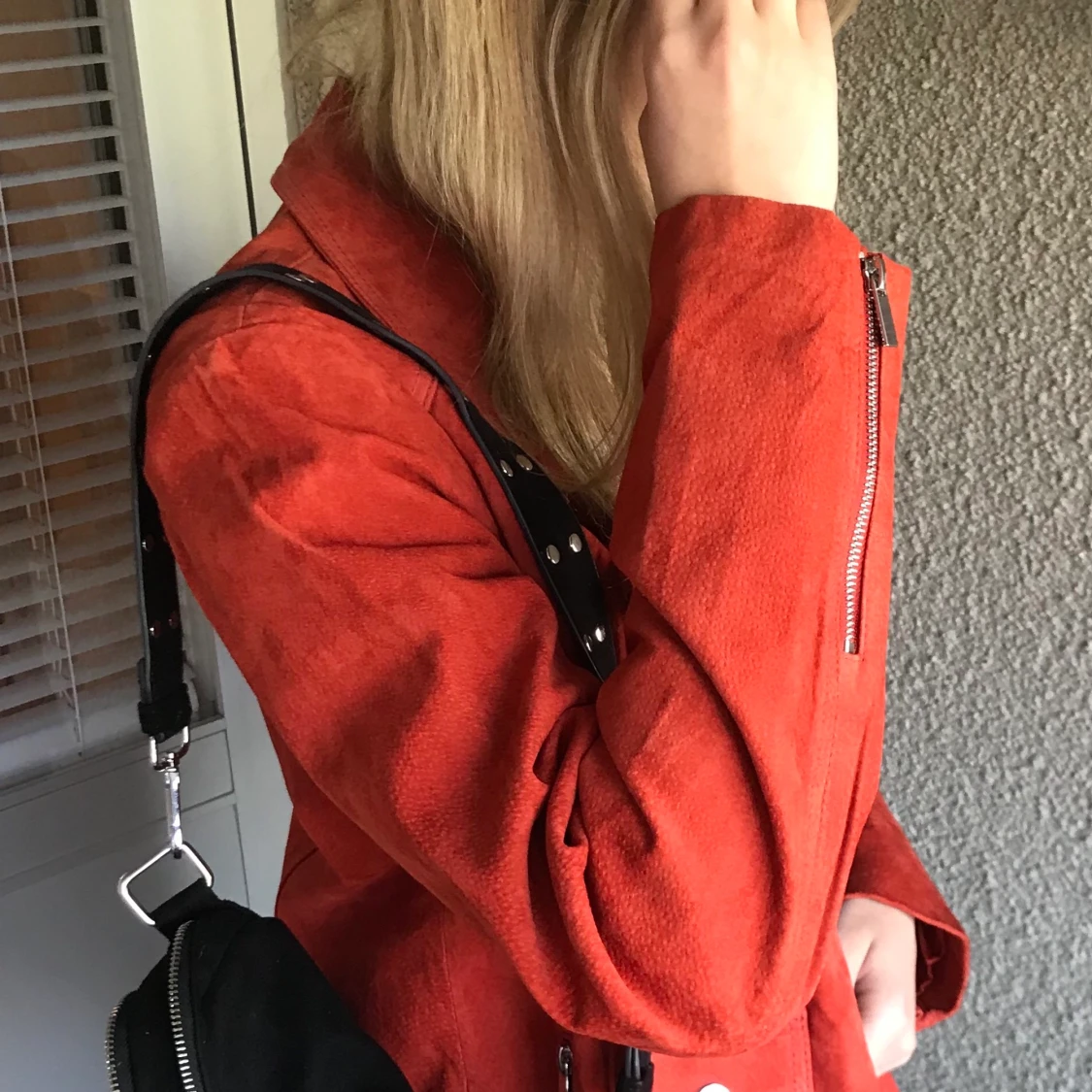 Skinnjacka läder  - 91