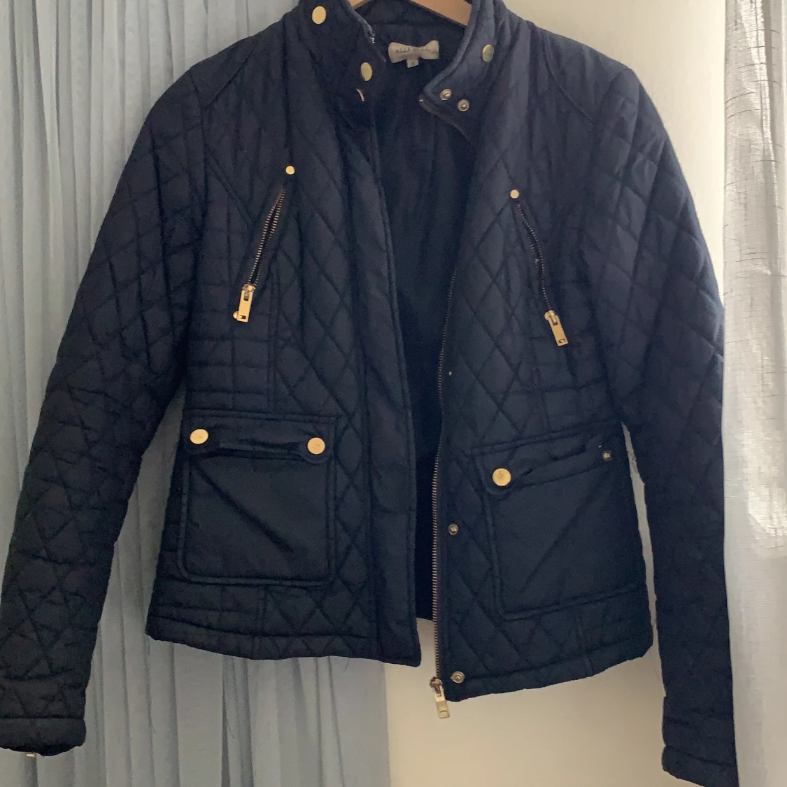 Marinblå höst jacka - 90