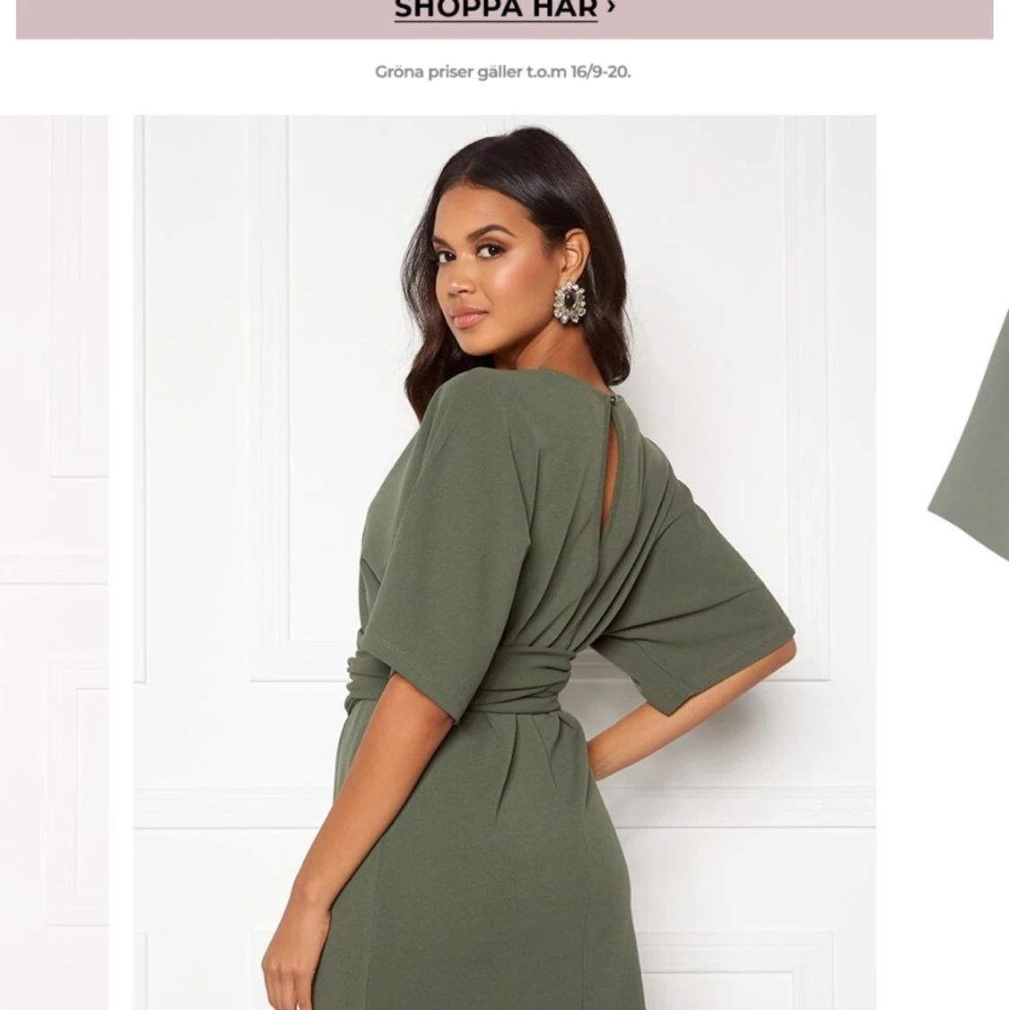 Grön klänning  - 90