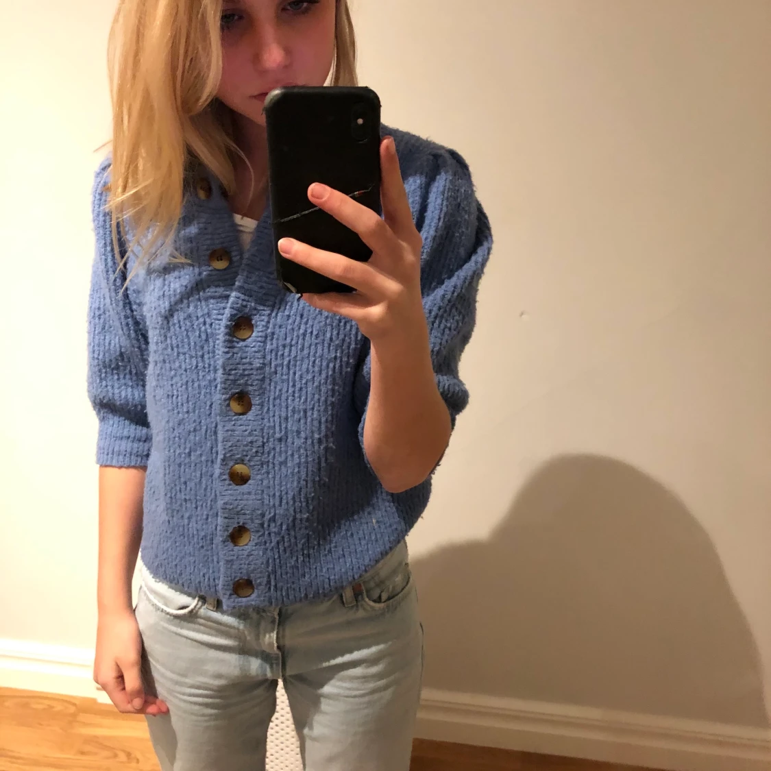 Stickad kofta från Monki