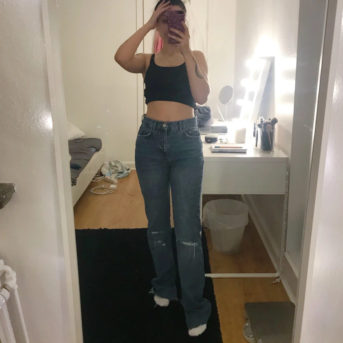 Jeans med slits - 91