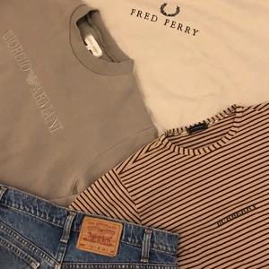 VINTAGE 🌱🌱 - Lägger upp bl.a dessa över feta vintage plaggen från Burberry, Fred Perry och Armani dom kommande dagarna. Vissa plagg kommer vara budgivning och andra kommer du kunna köpa direkt ;) Följ för att inte missa när plaggen läggs upp 🌱🌎👕👖