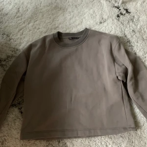 Zara tröja strl M - Väldigt mysig tröja från Zara! Storlek M🤎 Beige/grå färg och matchar väldigt fint till svarta eller vita jeans🤍Orginalpris 299:- men säljer för 150:-
