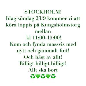 Loppis på gång! ♻️💚