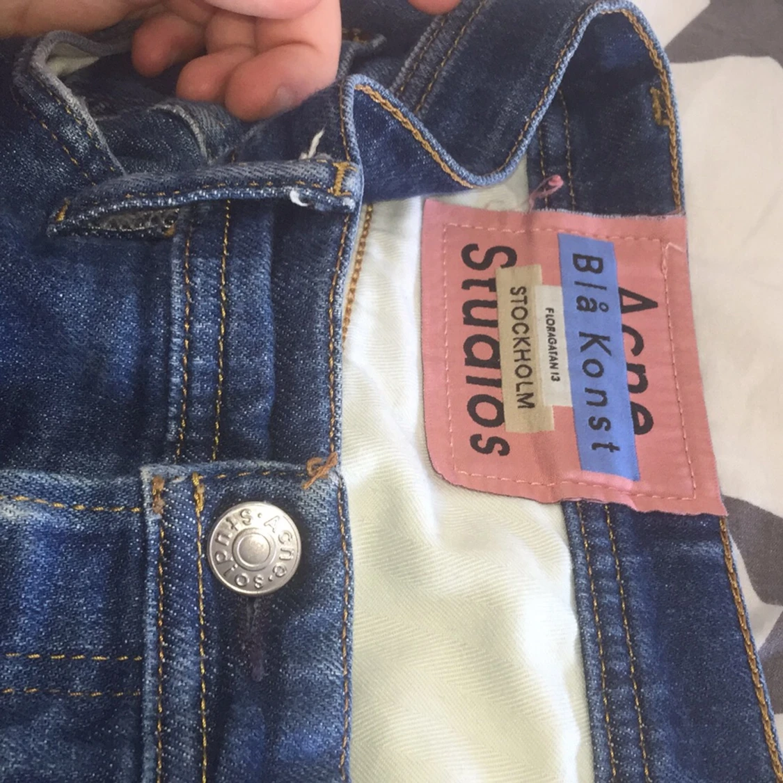 Acne studios jeans river dark blue - 91