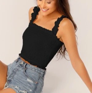 Svart topp - Svart enkel topp från shein. Storlek S. Nyinköpt. Köparen står för frakten 