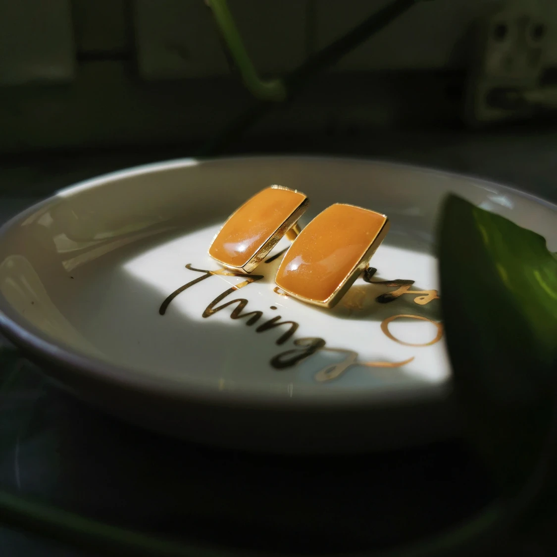 Orange Örhängen 🟧 - 90