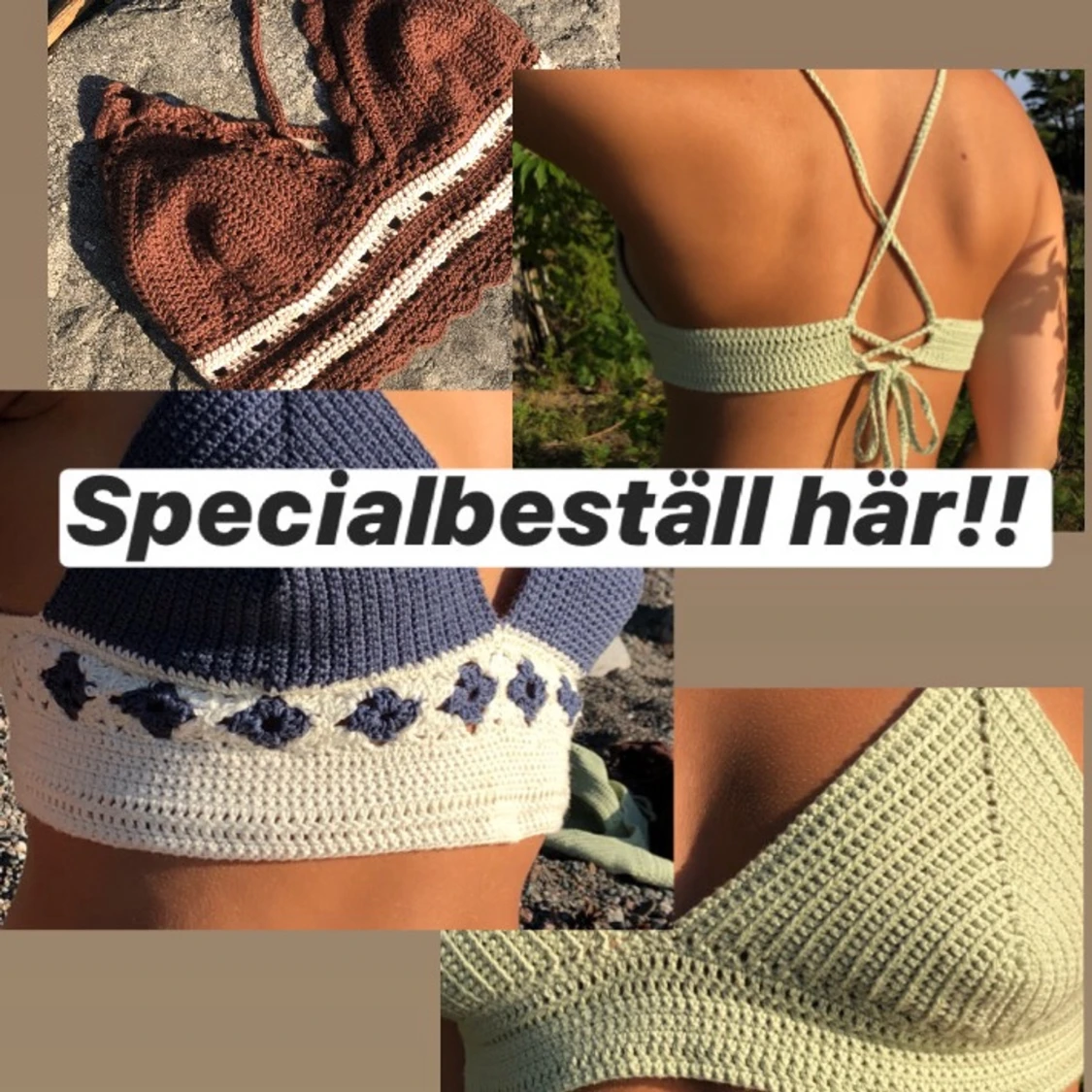 Specialbeställda handgjorda virkningar!!