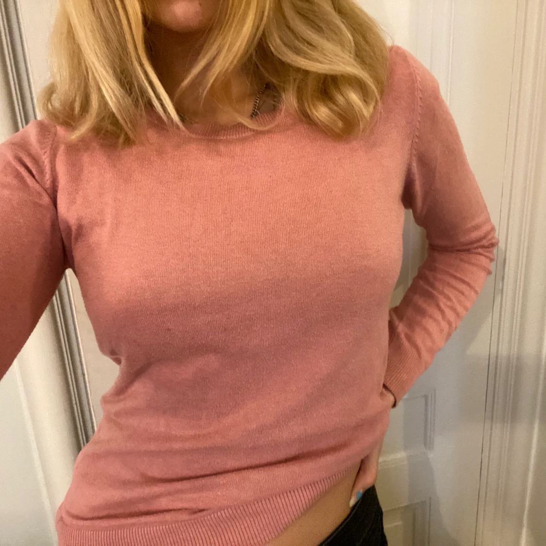 Rosa långärmad teöja