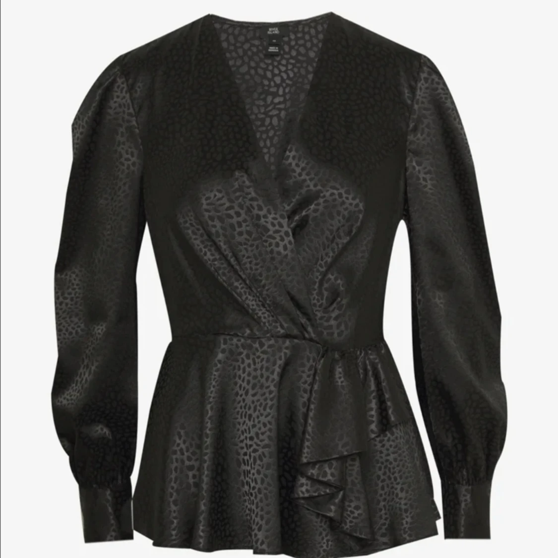 Peplumtop i satin  - 91