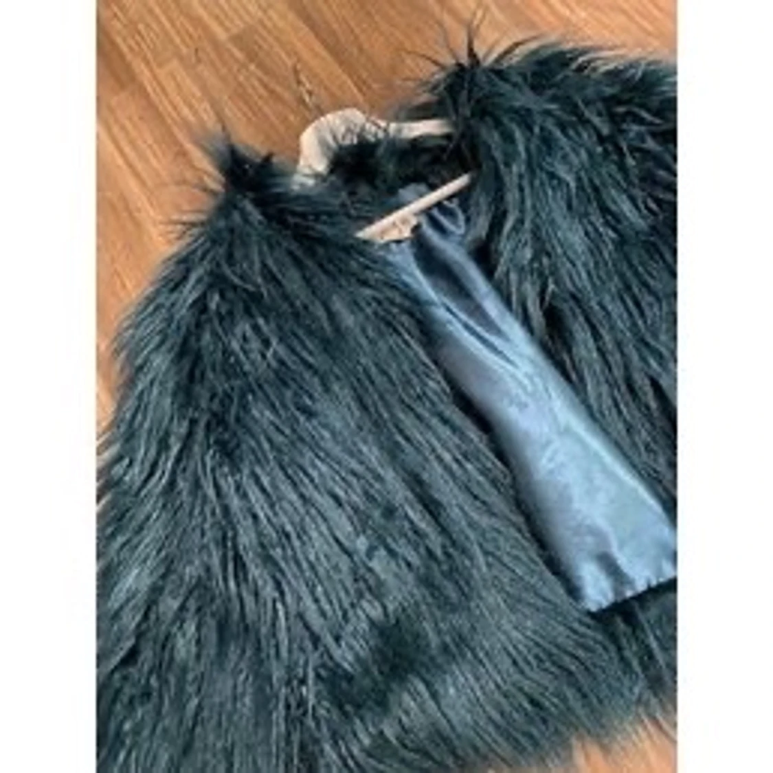 grön pälsjacka linnahlborg x nakd  - 90