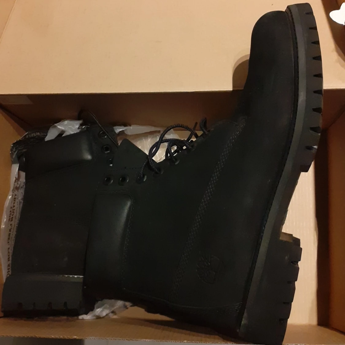 Timberlands svarta 10/10 con