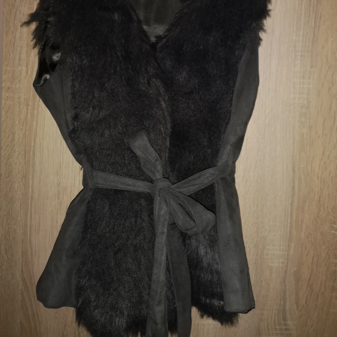 Fuskpäls brun från vila stl xs - 90