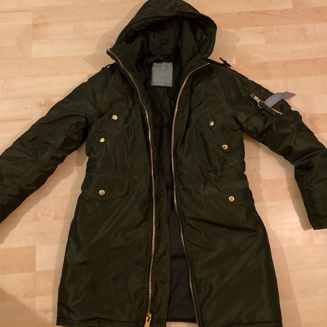 Grön vinterjacka från Alpha industries