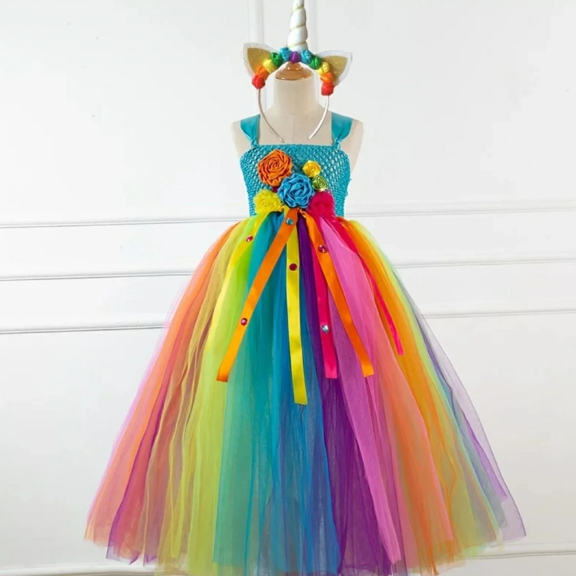 Unicorn set, girl dresses brand new  - 90