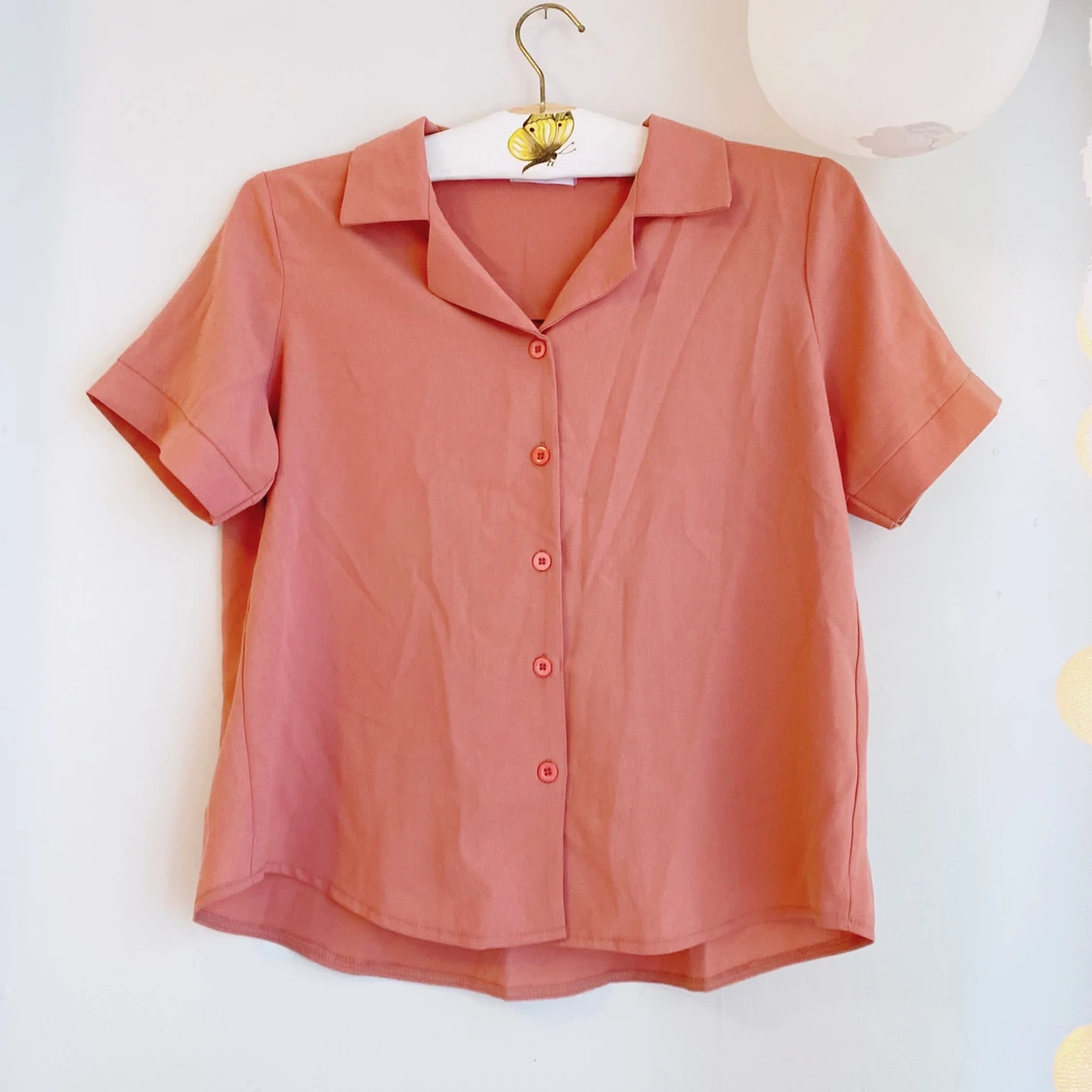 🍑 snygg rost-rosa skjorta 🍑 - 91