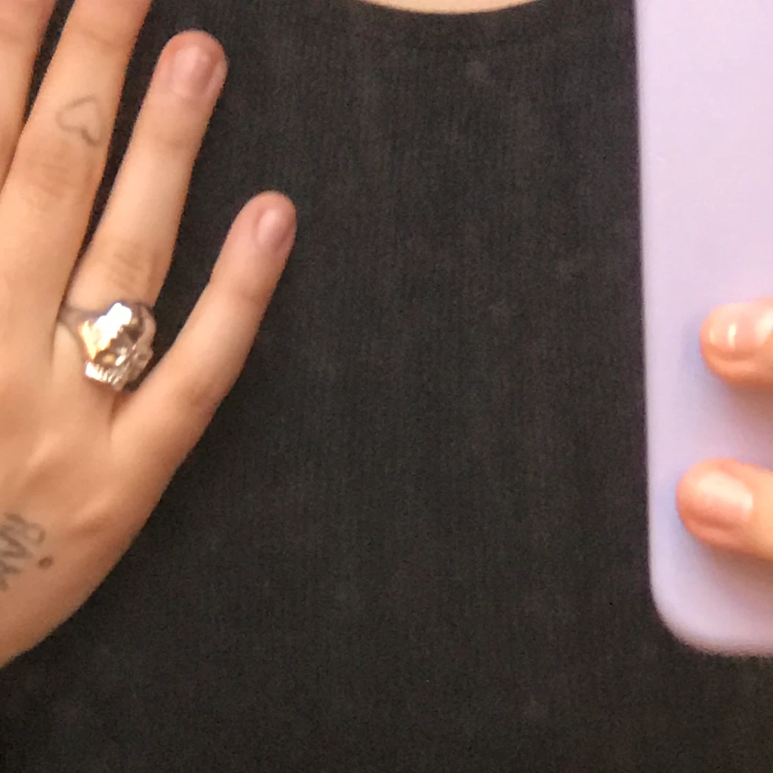 Ribbat svart linne - 90