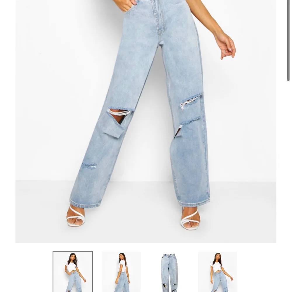 SÖKER!!! Dessa jeans från Boohoo i storlek 38. Jeans & Byxor.