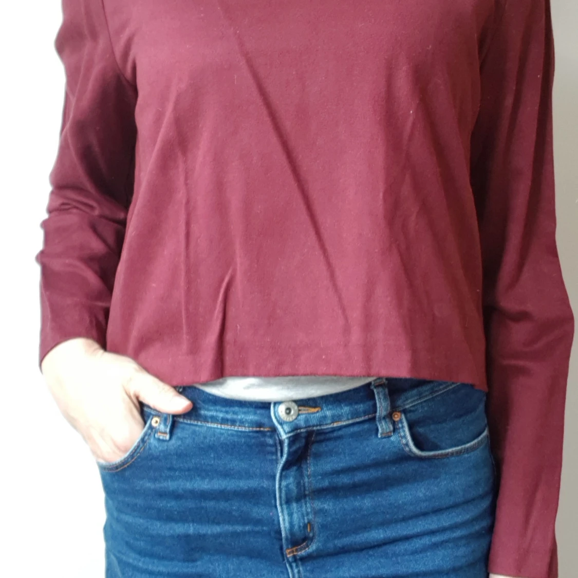 Rodebjer - vinröd tröja - 90