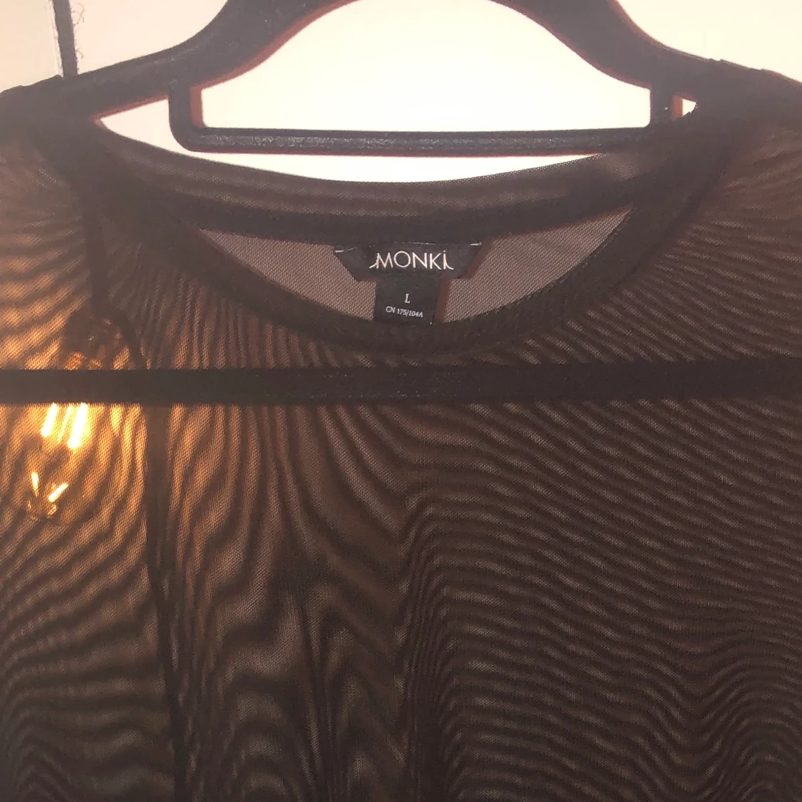 Monki mesh långärmad tröja  - 90