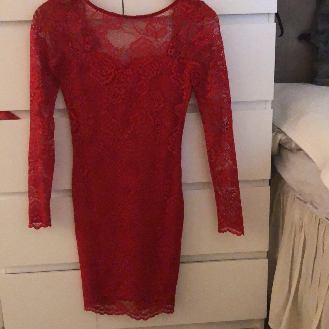 Röd klänning från hm - 90
