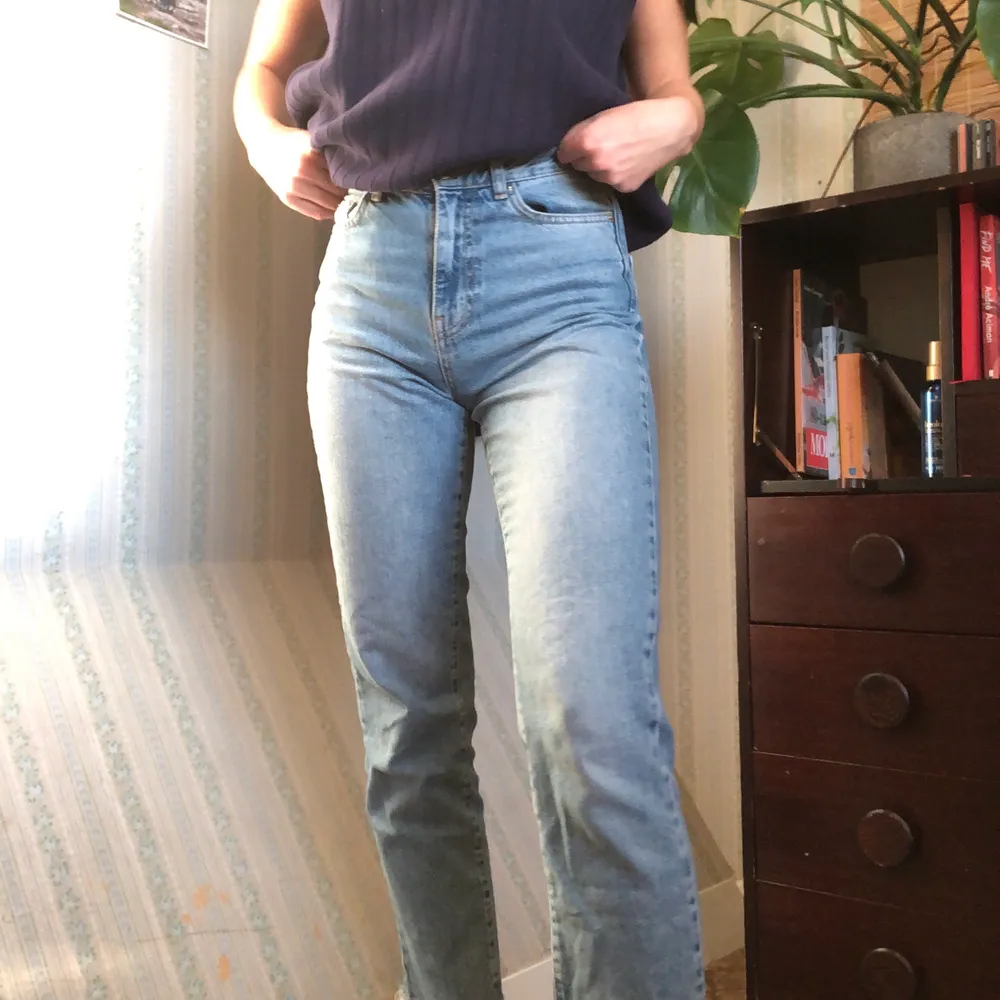 fina jeans från gina, fint skick🤍. Jeans & Byxor.