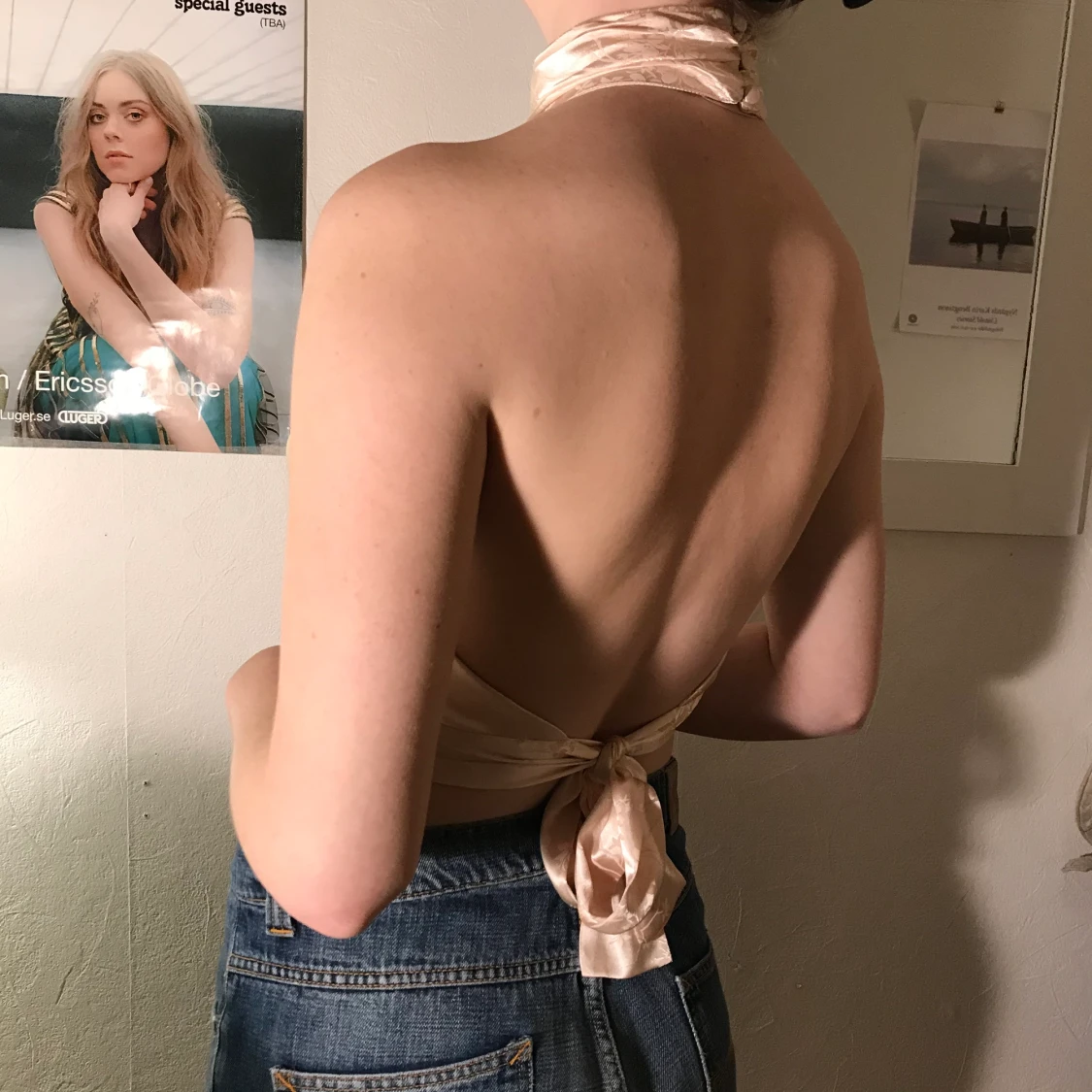 Linne/blus/magtröja  - 90