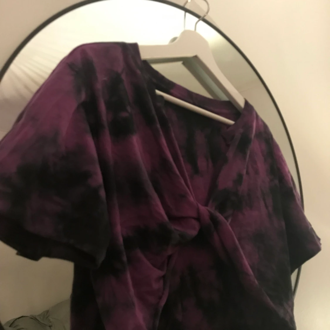 Croppad tie dye topp - 90