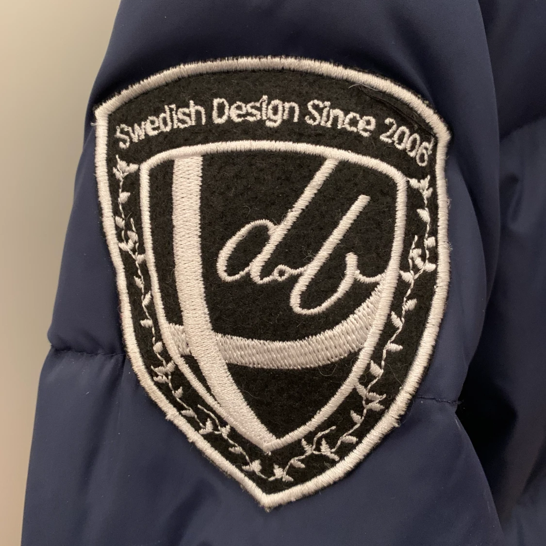 db jacka i marinblått strl M - 91