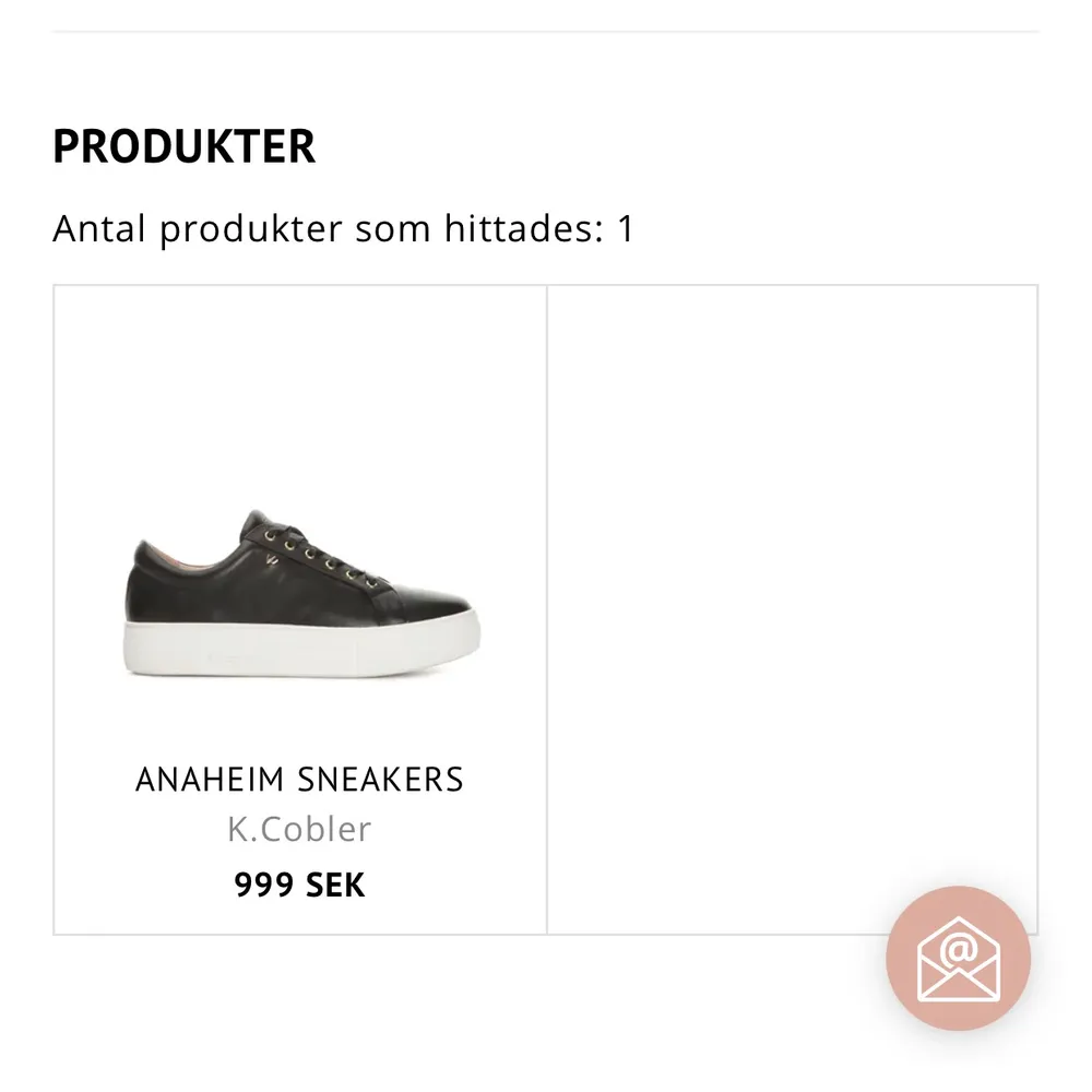 Svarta sneakers i bra skick från K.Cobler i storlek 38, använda fåtal gånger. Köpta för 999kr (bild från hemsidan på sista sliden) men säljer för 499kr+frakt🖤 vid intresse lägg ett bud:). Skor.