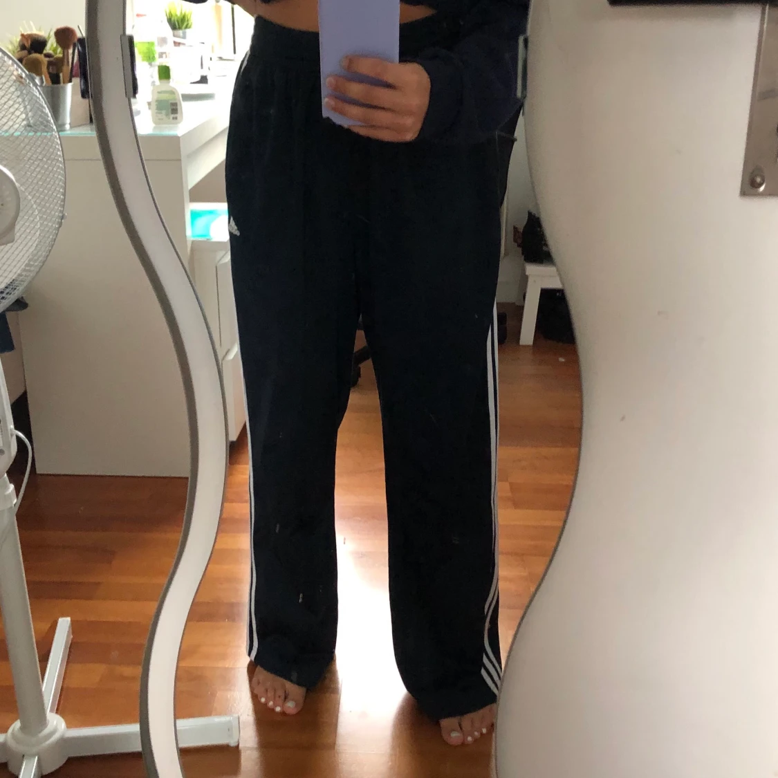 Adidas vintage raka mjukisbyxor - 91