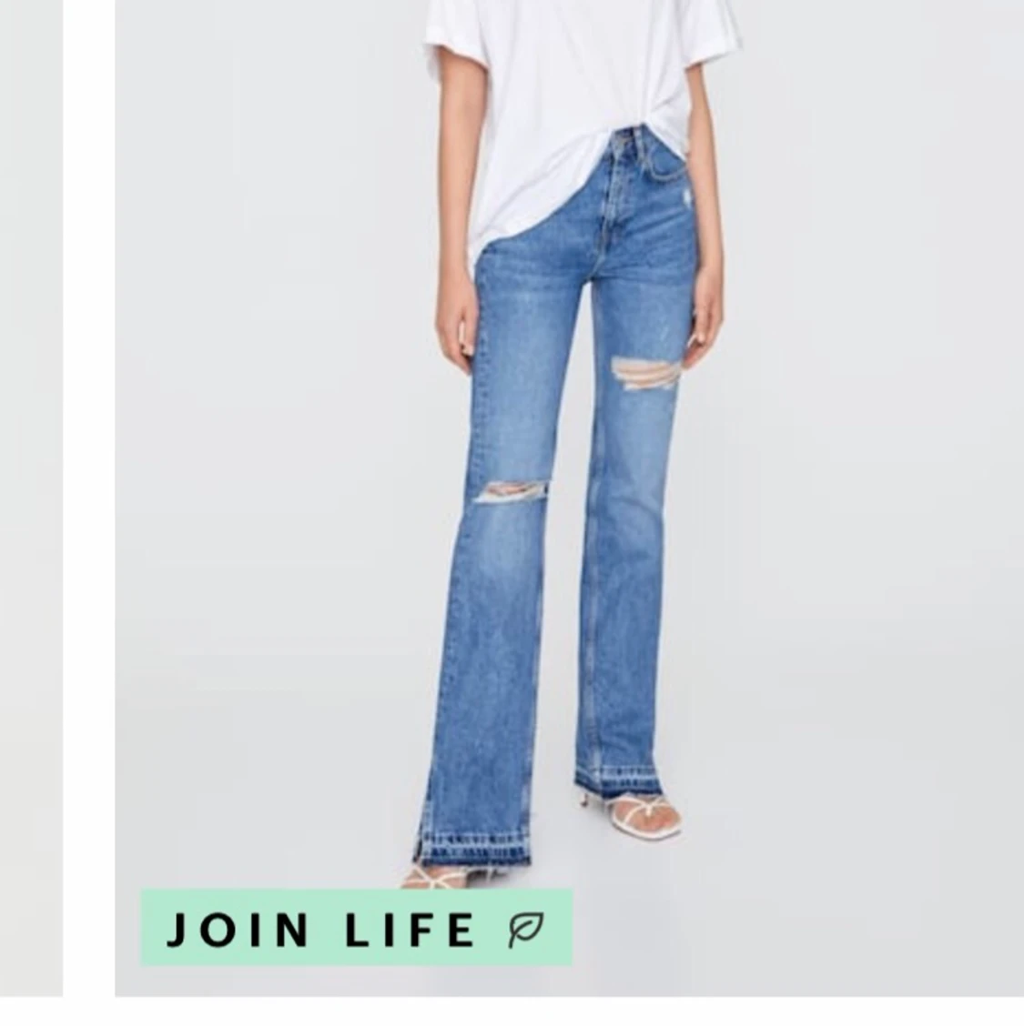 Pull&bear Jeans med Slits, storlek 36