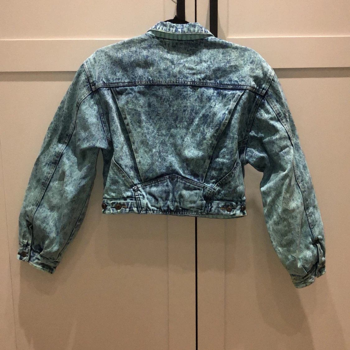 Vintage cropped jeans jacka - 91